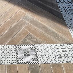 Postavljanje pločica i kompletno renoviranje kupatila - pločice sa dezenom drveta